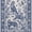 ARN10908-INDIGO BLOOM, variant on GENIMO 5'x7' Area Rug for Living Room, Machine Washable Non Slip Low Pile Rug for Bedroom Dining Room, Soft Animal Print, Dusty Blue