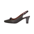 thumbnail image 3 of PEERAGE Jodie Women's Extra Wide Width Dress Slingback BLACK 8, 3 of 6