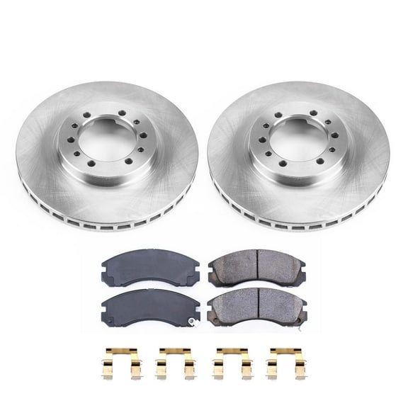 Ultimate Brakes Front Semi-Metallic Brake Pad and Rotor Kit with Hardware WM80463