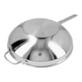 thumbnail image 4 of DEMEYERE Apollo 7 Wok en Acier Inoxydable 32 cm / 12.5 Pouces 18/10 Fond Plat, 4 of 5