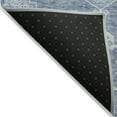 thumbnail image 3 of Addison Rugs Chantille Indoor/Outdoor Traditional Medallions Blue Washable Round Rug, 8' x 8', 3 of 6