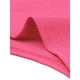 thumbnail image 5 of CAMISETA LEOTARDO REFINADA para MUJER de UN HOMBRO, Cuerpo Ajustado de Punto Acanalado, Tallas XL, Rosa Fucsia, 5 of 6