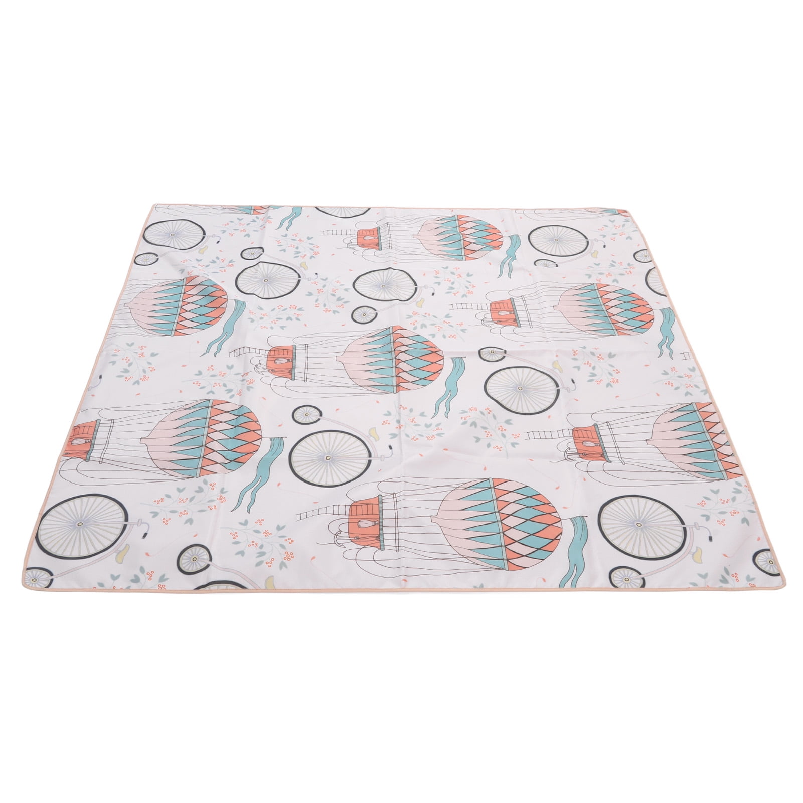 Waterproof Baby High Chair Splat Mat Multiuse Washable Food Spill Mess Floor Protector and Non Slip Playmat 51.2 x 51.2 Inches / 130 x 130 cm