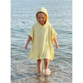 thumbnail image 6 of BemeyourBBs Toddler Baby Girls Boys Swim Cover Up Swimwear Poncho Kids Swimsuit Coverup Waffle Knit Beach Bathing Suit Bathing Robe Short Sleeve Hooded Coverups Beachwear Wrap, 6 of 9