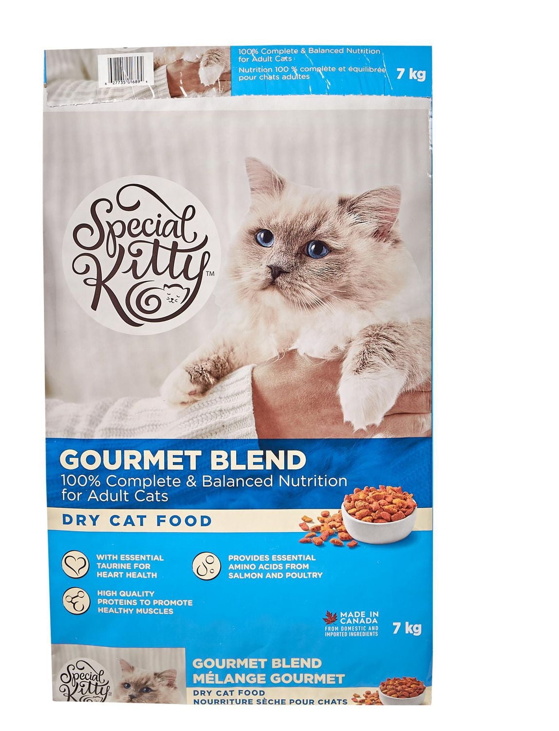 Nourriture sèche Mélange Gourmet de Special Kitty pour chats 3,2 kg