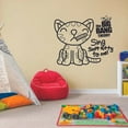 thumbnail image 2 of The Big Bang Theory Sitcom - Sheldon Penny Sing Soft Kitty To Me Wam Kitty Wall Sticker For Home Room Bedroom House Art Decal House Fun Home Decor Sticker Wall Art Vinyl Decoration Size (20x20 inch), 2 of 3