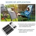 thumbnail image 5 of HOOWIFFY 1 Set Patio Chaise Lounges with Breathable Function for Family Gray, 5 of 5
