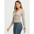thumbnail image 2 of Jessica Simpson Women's and Women's Plus Luanne Polo Sweater with Long Sleeves, Lightweight, Sizes XS-4X, 2 of 6