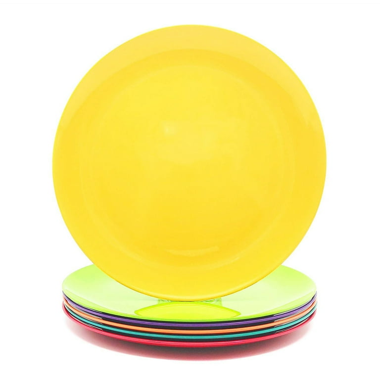 KX-Ware 10.5 inch Melamine Dinner Plates, Dishwasher Safe, Outdoor
