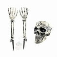 thumbnail image 2 of Halloween decoration simulation skull insert skull props ornaments skull insert skull hand skull hand bone party celebration supplies, celebrating by the way, 2 of 8