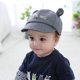 thumbnail image 5 of SZTXJ Kids Bunny Rabbit Visor Baseball Cap Cotton Dark Gray, 5 of 5