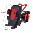 thumbnail image 3 of Universal Automatic Lock Bike Phone Mount | 360° Rotating Handlebar Holder for Smartphones | Car & Motorcycle Compatible Stand with Rubber Grips, 3 of 7