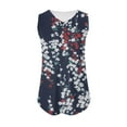 thumbnail image 5 of Vivianyo HD Women's Sleeveless Tank Top Womens Tank Tops V-Neck Basic Casual Flowy Summer Sleeveless T-Shirt, 5 of 5