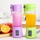 thumbnail image 4 of Exprimidor eléctrico portátil, licuadora multifunción USB de 380ml para zumo de frutas, verde Advancent HA4689-01B, 4 of 7