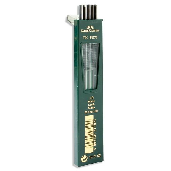 TK 9400 Clutch Drawing Pencil Leads 2B, pack of 10 (pack of 3)