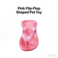 thumbnail image 6 of Silicone Flip Flop Dog Toys, Teething Chew Interactive Play Toy for Boredom Relief 2 pcs Slipper Shape Durable Soft Material Teeth Cleaning Training Companion._Pink, 6 of 7