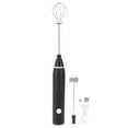 thumbnail image 1 of Batidor de huevos eléctrico de mano, Espumador de pastel con carga USB para restaurante de panadería casera (negro), 1 of 14