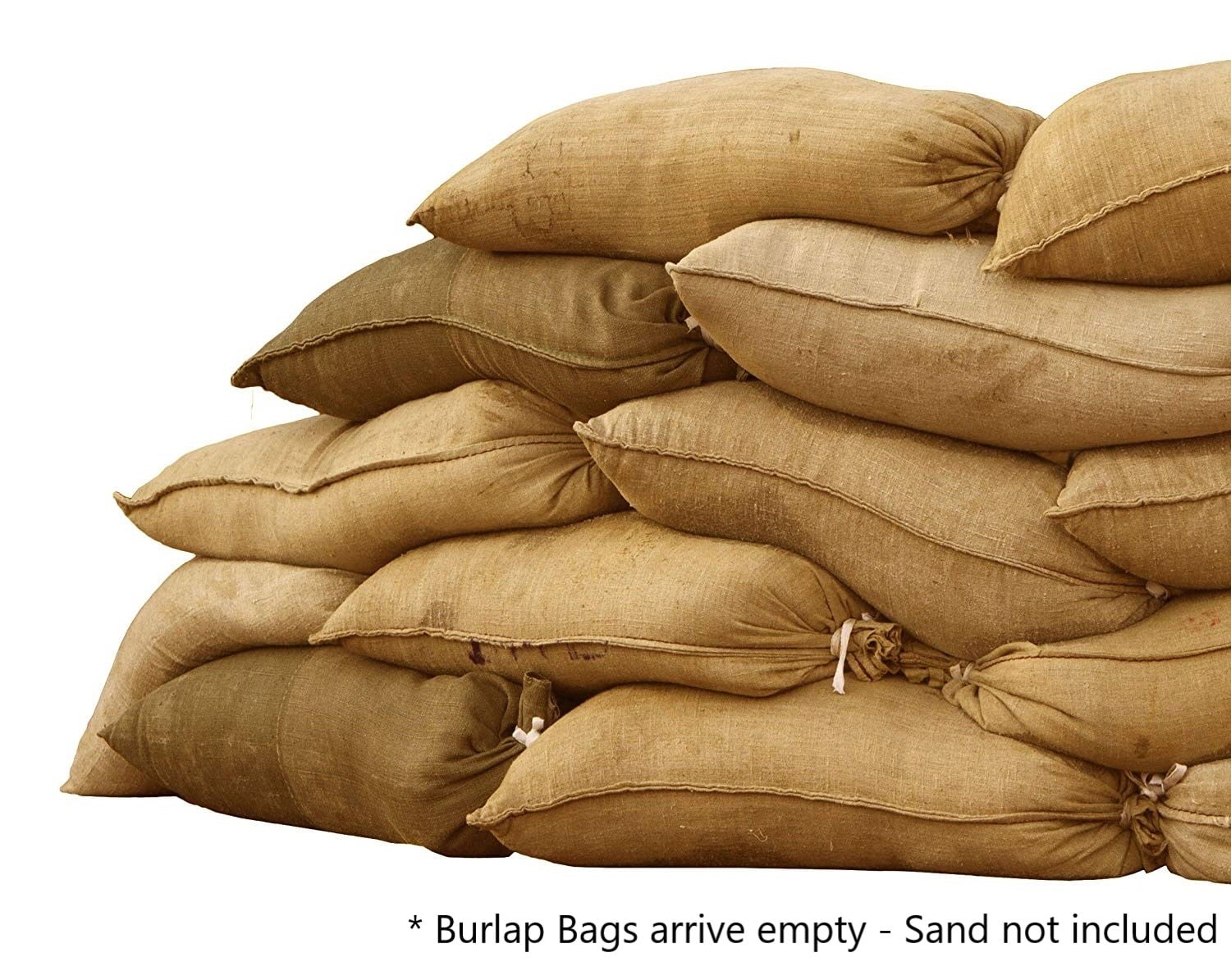 25 x White Woven Polypropylene Sandbags Sacks Flood Defence Sand Bags 40 x 60cm