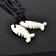thumbnail image 3 of White Fishbone Ocean Brave Strong Resin Carving Pendant Necklace Amulet Lucky Gift Tribal Totem Fashion Jewelry, 3 of 4