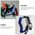 thumbnail image 3 of Kayak Paddle Leash Stretchable Fishing Rod Lanyard Outdoor Multifunctional High-Elastic Colorful Anti-Lost Rope Accessory Dark Blue, 3 of 9