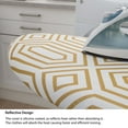 thumbnail image 4 of Simplify Scorch Resistant Ironing Board Cover & Pad in Gold, 4 of 8