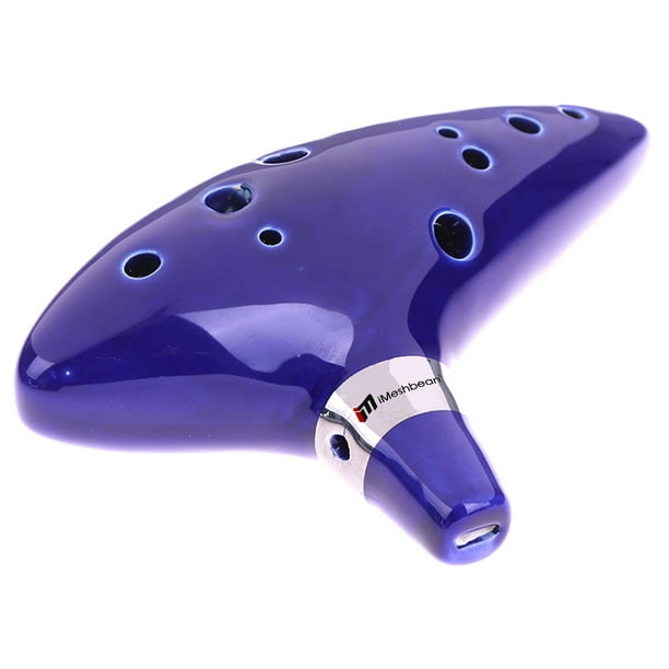 iMeshbean 12 Hole Ceramic Flute Alto C Legend of Zelda Ocarina Flute