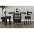 thumbnail image 4 of Pemberly Row 6-Piece Set with Pub Table and 5 Swivel Barstools in Tobacco Leaf, 4 of 16