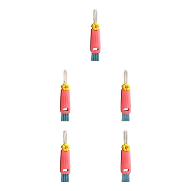 Injueey Cepillo de tapa de botella 3 en 1, ranura de limpieza, cocina portátil multifuncional, Mini tapa, fregador de lavado, lavavajillas Type2 NO2