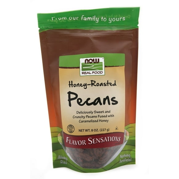 NOW Foods - Noix de Pécan Rôties au Miel NOW Real Food - 8 oz