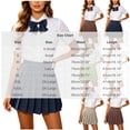 thumbnail image 3 of Ovbmpzd Mini Womens Summer Dresses Navy A-Line School Uniform Cute Skirts Casual Skirts Skirts,XS, 3 of 6