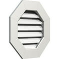 thumbnail image 2 of Ekena Millwork 26"W x 26"H Octagonal Gable Vent (31"W x 31"H Frame Size) Functional, PVC Gable Vent with 1" x 4" Flat Trim Frame, 2 of 14