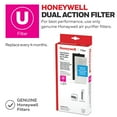 Honeywell Tabletop Air Purifier with Dual Action Carbon Filter, 100 sq. ft., White, HHT270