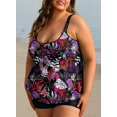 thumbnail image 4 of Traje de baño Tankini Aleumdr para mujer, talla grande, Tummy Control, 4 of 7