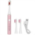 thumbnail image 2 of Cepillo de Dientes Ultrasónico, Limpiador de Dientes Impermeable IPX7, Cepillo de Dientos Eléctrico de Cerdas Suaves, Cepillo de Dientes de Carga USB, PARA HOMBRES PARA MUJERES, 2 of 7