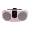 thumbnail image 1 of PROSCAN SRCD243 Reproductor de CD portátil con radio AM/FM, Boombox (rosa), 1 of 2