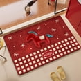 thumbnail image 1 of Tapis d'Entrée Cheval Rouge du Nouvel An Chinois, Tapis de Bienvenue Festif Antidérapant et Lavable pour les Fêtes – Tapis de Porte d'Entrée Robuste et Résistant à la Saleté pour Usage Intérieur et Extérieur, 1 of 7