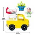 thumbnail image 6 of Fisher-Price Little People Disney & Pixar Toy Story Pizza Planet Truck & Buzz Lightyear Toy, 6 of 6