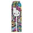 thumbnail image 4 of Hello Kitty Pajamas Pants Soft Elastic Waist PJ Bottoms Comfy Lounge Long Pants, 4 of 7