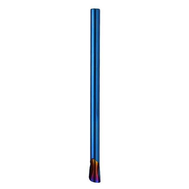 Mistaha Paille Colorée en Acier Inoxydable pour Frappuccino, Paille pour Boisson et Smoothie Bleue (Tube à Smoothie)