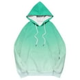 thumbnail image 4 of Womens Zip Up Hoodies Fleece Jackets Oversized Sweatshirts Fall Fashion Outfits 2025 Sweaters Winter Clothes Women's Hoodies & Sweatshirts Unisex Gradient Color Pullover Casual Long Sleeve Hooded, 4 of 5