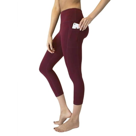 New Womens Slim Yoga Pants Trousers Leggings Stitching Pocket Activewear , Active Bottom High Waist Tights Sportswear Stretchy Quick Dry Jogging Running Activewear