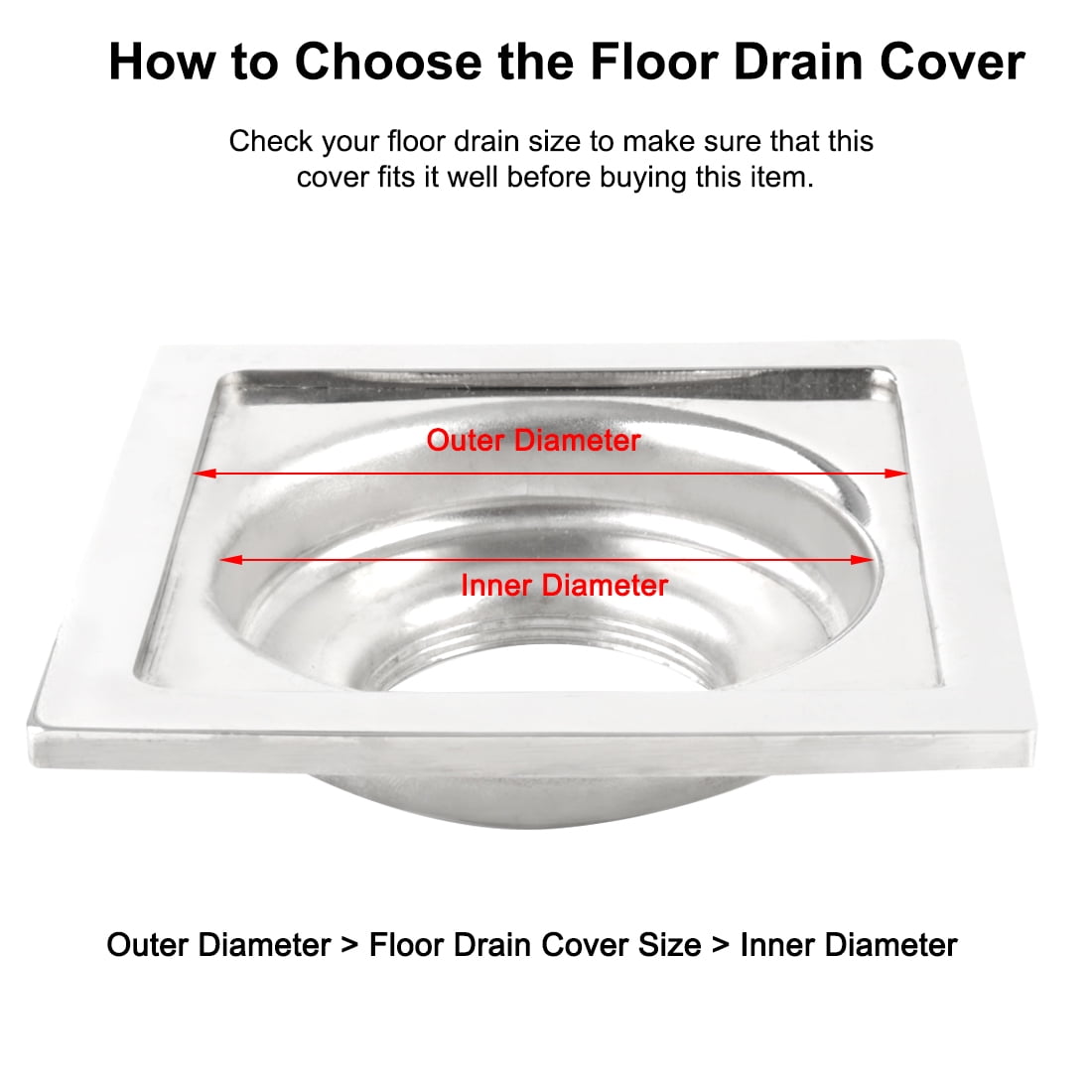 7 inch floor drain cover