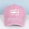 thumbnail image 6 of QUINT'S SHARK FISHING AMITY ISLAND Letter Embroidered Color Block Trucker Hat Unisex Adjustable Cotton Breathable Fashion Cap for Travel Daily Wear, 6 of 10