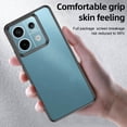thumbnail image 4 of For Xiaomi Redmi Note 13 Pro Armor Clear TPU Hard PC Phone Case(Matte Black),iPhone 16 Pro, 4 of 6