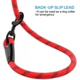 thumbnail image 6 of Syenll Rope Dog Leash, 5 ft Highly Reflective Threads Leash with Comfortable Padded Handle for Small Medium Large Dogs, Red, 6 of 7