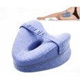thumbnail image 2 of Side Lying Knee Pillow, Leg Pillow With Shoulder Strap, Can Relieve Leg, Back, Knee Pain, Memory Foam-Week, 2 of 4