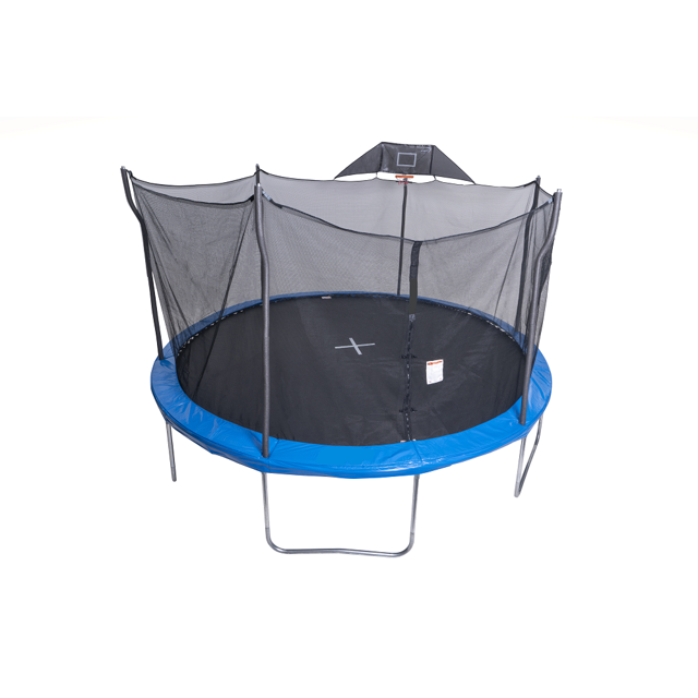 Trampolines 15' Round Trampoline with Safety Enclosure and