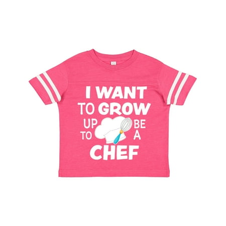 

Inktastic I Want to Grow Up to Be a Chef Gift Toddler Boy or Toddler Girl T-Shirt
