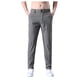 thumbnail image 1 of Pantalones de fitness de seda helada para hombre: cintura alta, cinturón ajustable, diseño de patchwork, tallas S-XXL, para el gimnasio/aire libre, 1 of 6