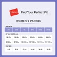 thumbnail image 7 of Hanes Women's Underwear Pack, 6-Pack, Softening Cotton Panties, 7 of 7